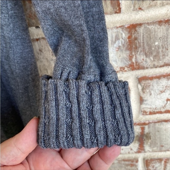 Cozy Gray Cowl Neck Sweater - Picture 5 of 7